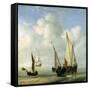 Calm Sea. C.1650-Willem Van De, The Younger Velde-Framed Stretched Canvas