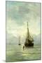 Calm sea. Dating: 1860 - 1900. Measurements: h 123.4 cm × w 97.5 cm × t 3.2 cm; d 8 cm.-Hendrik Willem Mesdag-Mounted Poster