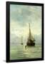 Calm sea. Dating: 1860 - 1900. Measurements: h 123.4 cm × w 97.5 cm × t 3.2 cm; d 8 cm.-Hendrik Willem Mesdag-Framed Poster