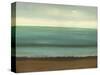 Calm Sea-Caroline Gold-Stretched Canvas