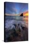 Calm Seascape After Sunset, Sonoma Coast, California-Vincent James-Stretched Canvas