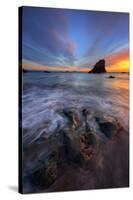 Calm Seascape After Sunset, Sonoma Coast, California-Vincent James-Stretched Canvas