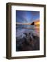Calm Seascape After Sunset, Sonoma Coast, California-Vincent James-Framed Photographic Print
