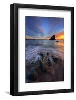 Calm Seascape After Sunset, Sonoma Coast, California-Vincent James-Framed Photographic Print