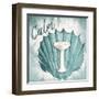 Calm Shell Sink-Jace Grey-Framed Art Print