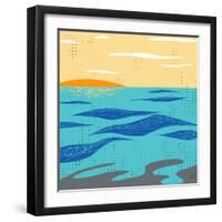 Calm Surf-Trish Sierer-Framed Art Print