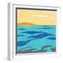 Calm Surf-Trish Sierer-Framed Art Print