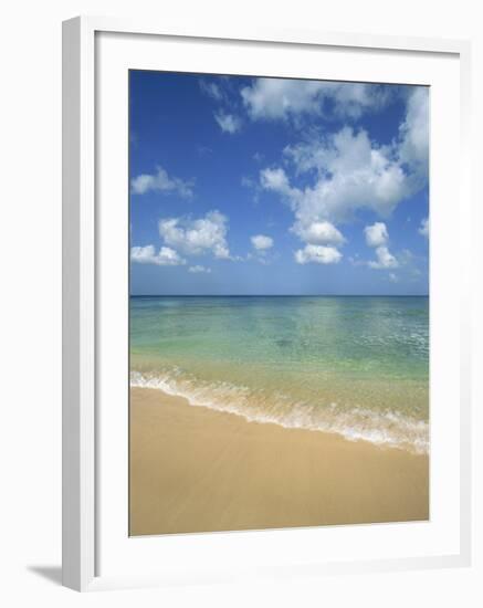 Calm Water on Beach at Paynes Bay, Barbados, West Indies, Caribbean, Central America-Hans Peter Merten-Framed Photographic Print