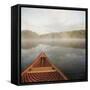Calm Waters Canoe I-Jess Aiken-Framed Stretched Canvas