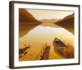 Calm Waters II-W^ Galland-Framed Art Print