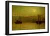 Calm Waters, Scarborough, 1880-John Atkinson Grimshaw-Framed Giclee Print