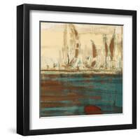 Calm Waters Square II-Kingsley-Framed Art Print