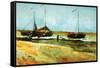 Calm Weather-Vincent van Gogh-Framed Stretched Canvas