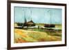 Calm Weather-Vincent van Gogh-Framed Premium Giclee Print