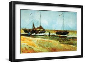 Calm Weather-Vincent van Gogh-Framed Art Print