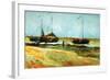 Calm Weather-Vincent van Gogh-Framed Art Print