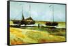 Calm Weather-Vincent van Gogh-Framed Stretched Canvas