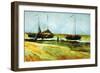 Calm Weather-Vincent van Gogh-Framed Premium Giclee Print