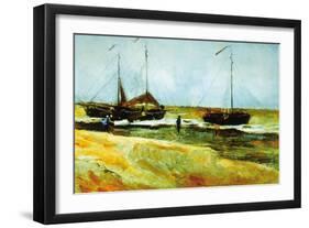 Calm Weather-Vincent van Gogh-Framed Premium Giclee Print