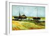 Calm Weather-Vincent van Gogh-Framed Art Print