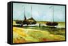 Calm Weather-Vincent van Gogh-Framed Stretched Canvas