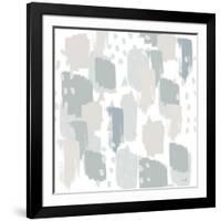 Calm World Map Pattern XII-Moira Hershey-Framed Art Print