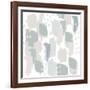 Calm World Map Pattern XII-Moira Hershey-Framed Art Print