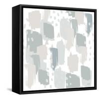 Calm World Map Pattern XII-Moira Hershey-Framed Stretched Canvas