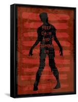 Calm Zombie-Erin Clark-Framed Stretched Canvas