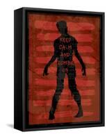 Calm Zombie-Erin Clark-Framed Stretched Canvas