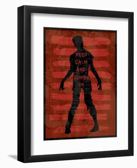 Calm Zombie-Erin Clark-Framed Premium Giclee Print