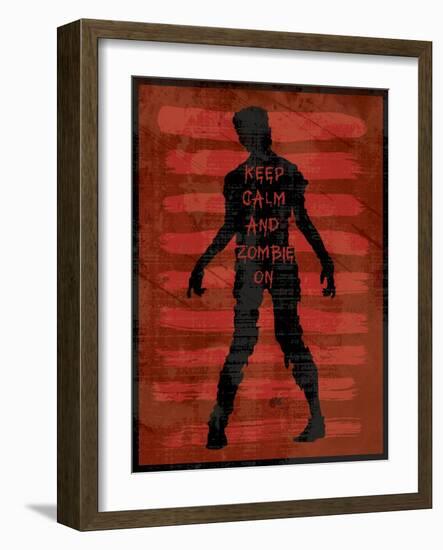 Calm Zombie-Erin Clark-Framed Giclee Print