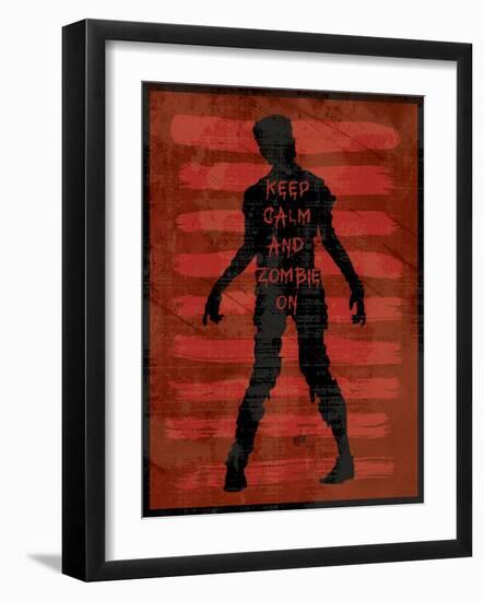 Calm Zombie-Erin Clark-Framed Giclee Print