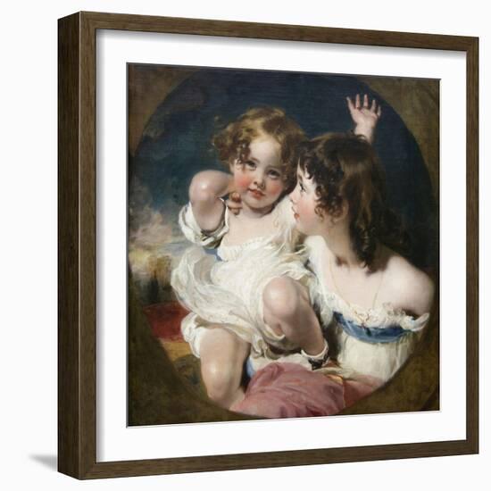 Calmady Children-Thomas Lawrence-Framed Art Print