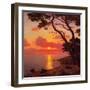 Calme de Soir, Cote d'Azur-Ivan Choultse-Framed Art Print