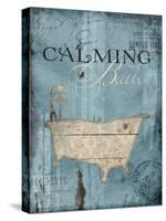 Calming Bath-Jace Grey-Stretched Canvas