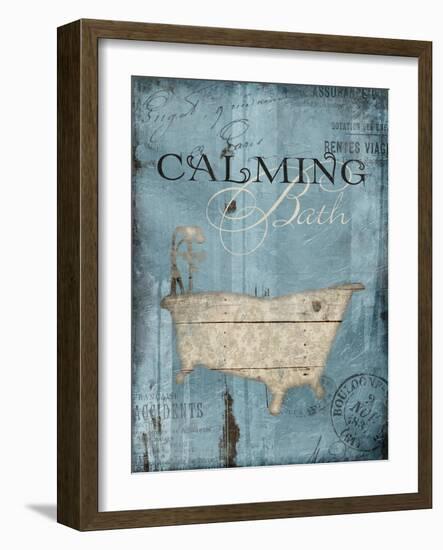 Calming Bath-Jace Grey-Framed Art Print