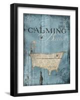 Calming Bath-Jace Grey-Framed Art Print