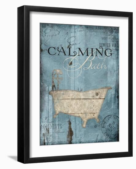 Calming Bath-Jace Grey-Framed Art Print
