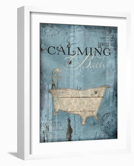Calming Bath-Jace Grey-Framed Art Print