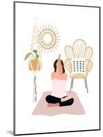 Calming Yoga-Leah Straatsma-Mounted Art Print