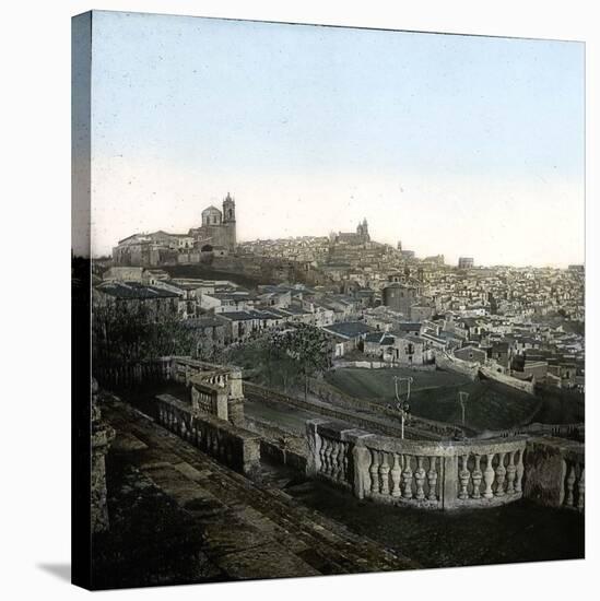 Caltagirone (Sicily, Italy), Overview, Circa 1860-Leon, Levy et Fils-Stretched Canvas