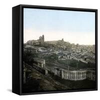 Caltagirone (Sicily, Italy), Overview, Circa 1860-Leon, Levy et Fils-Framed Stretched Canvas