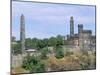 Calton Hill Monuments, Edinburgh, Lothian, Scotland, United Kingdom-Guy Thouvenin-Mounted Photographic Print