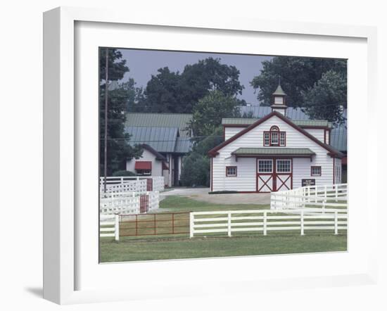 Calumet Horse Farm, Lexington, Kentucky, USA-Adam Jones-Framed Premium Photographic Print