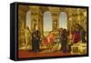 Calumny of Apelles, 1497-98-Sandro Botticelli-Framed Stretched Canvas