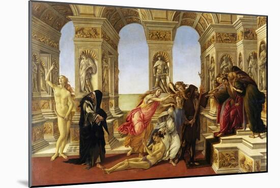 Calumny-Sandro Botticelli-Mounted Giclee Print