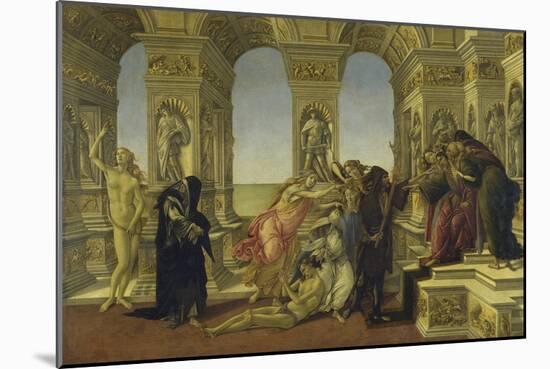 Calumny-Sandro Botticelli-Mounted Giclee Print