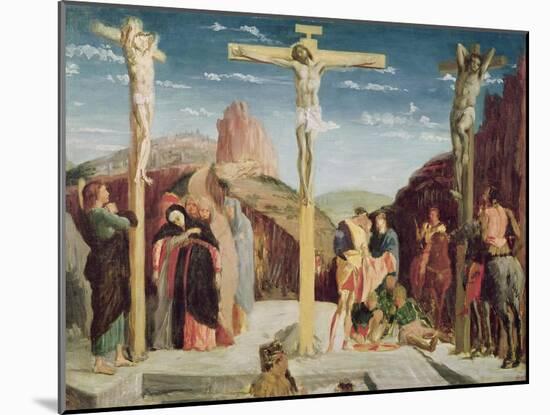 Calvary, after a Painting by Andrea Mantegna-Edgar Degas-Mounted Giclee Print