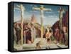 Calvary, after a Painting by Andrea Mantegna-Edgar Degas-Framed Stretched Canvas